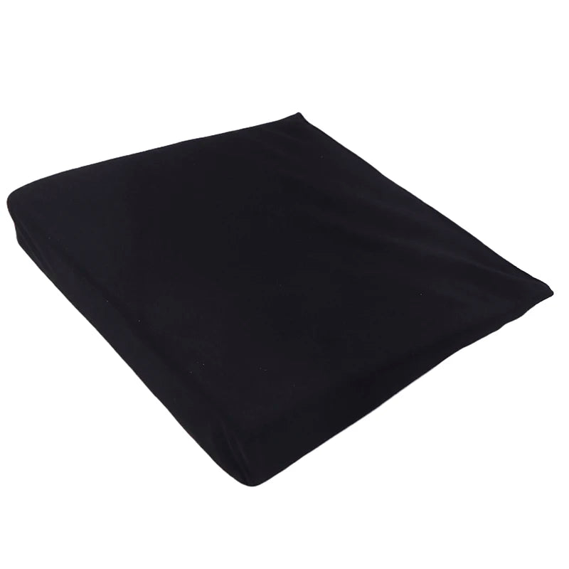 1Pieces Black Memory Foam Car Seat Cushion – Leveling Pad, Height-Enhancing, Fatigue Relief, Ideal Car Accessory