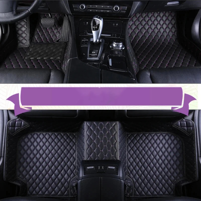 Custom Leather Car Floor Mat For Renault Captur Laguna Koleos Latitude 2011 2012 2018 2019 2020 Waterproof interior Accessories