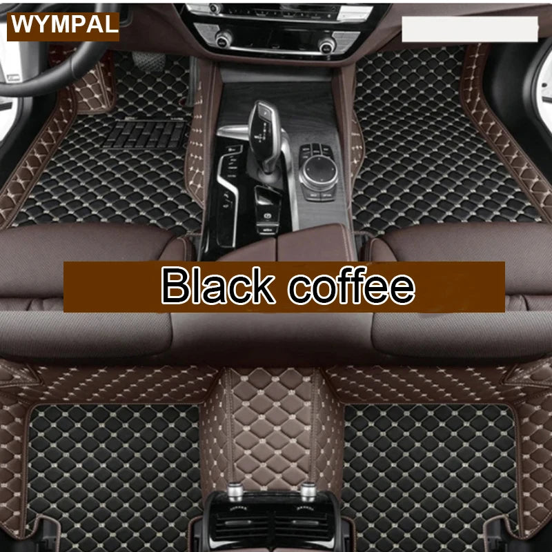 Custom Auto Luxury Leather Car Floor Mat For Renault Clio 4 2013 2014 2015 2016 Car Mat Full Set Women Waterproof Accessories