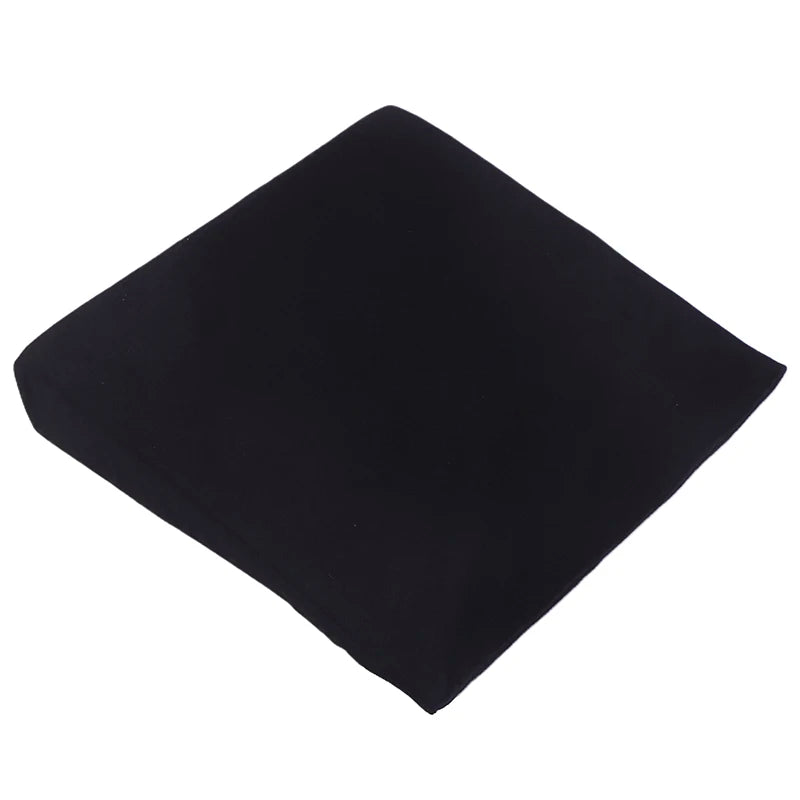 1Pieces Black Memory Foam Car Seat Cushion – Leveling Pad, Height-Enhancing, Fatigue Relief, Ideal Car Accessory