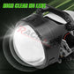 LED Projector Lens 2.5 Inch Bi LED High Low Beam Lights 80mm LED Halo for H4 H7 9005 9006 Car Headlight Bulbs Auto Diodes Turbo