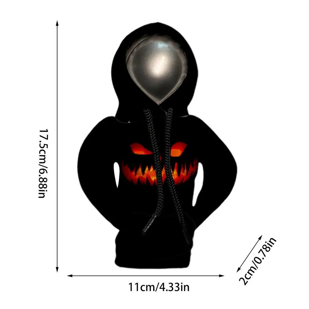 Hoodie Car Gear Shift Cover Halloween Decorative Protector Car Hoodie Decorated Shifter Cover For Vehicles Suvs Rvs Cars