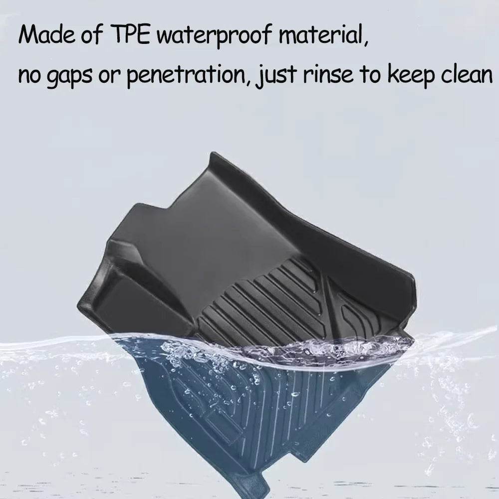 For Leapmotor B10 2025~2026 LHD Car TPE Floor Mats Waterproof Carpets Anti-scratch Protection Interior Accessories