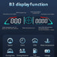 B3 Speedometer Head Up Display OBD2 HUD Car Tachometer Water Temp With Alarm Auto Fuel Consumption Volt Meter Gauge