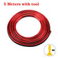 1-5pcs Universal Car Moulding Decoration Flexible Strips 5M Interior Auto Mouldings Car Cover Trim Dashboard Door Car-styling