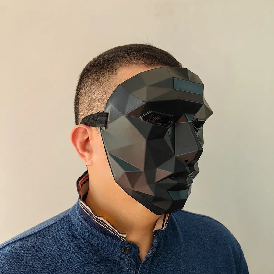 1PC Halloween Cat Face Mask - Special Shape Party Mask, Holiday Cosplay, Festival Decoration, Hot Costume Accessory