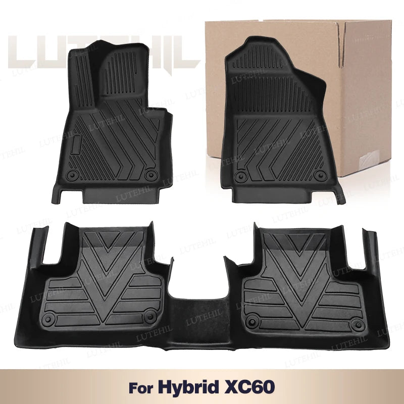 Custom TPE Car Floor Mat For Volvo XC60 2018-2024 2023 2022 2021 2020 2019 Waterproof Carpet Cover Interior Protector Accessorie