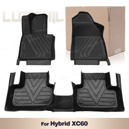 Custom TPE Car Floor Mat For Volvo XC60 2018-2024 2023 2022 2021 2020 2019 Waterproof Carpet Cover Interior Protector Accessorie