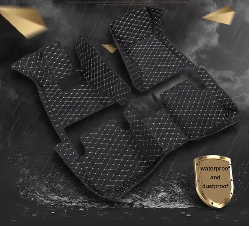 Custom Car Floor Mats For Porsche Taycan 2019 2020 2021 2022 2023 Anti-slip Wear-resistant Auto Carpets Foot Coche Accessories