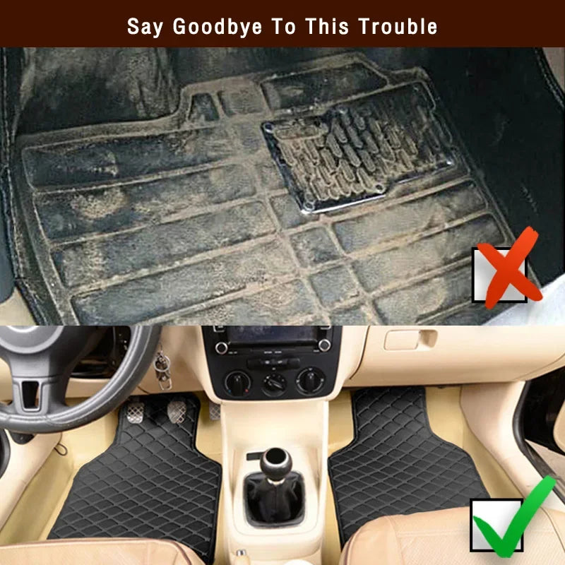 Universal General Car Floor Mats Floorlines Foot Pads Interior Carpets Waterproof Auto Rugs Styling Part Accessories Protective