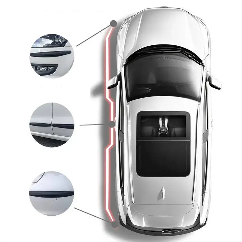 2pcs Universal Anti-Collision Protector Stickers, Car Front and Rear Corner Bumper Guard, Anti-scratch Strips, Car Accessories