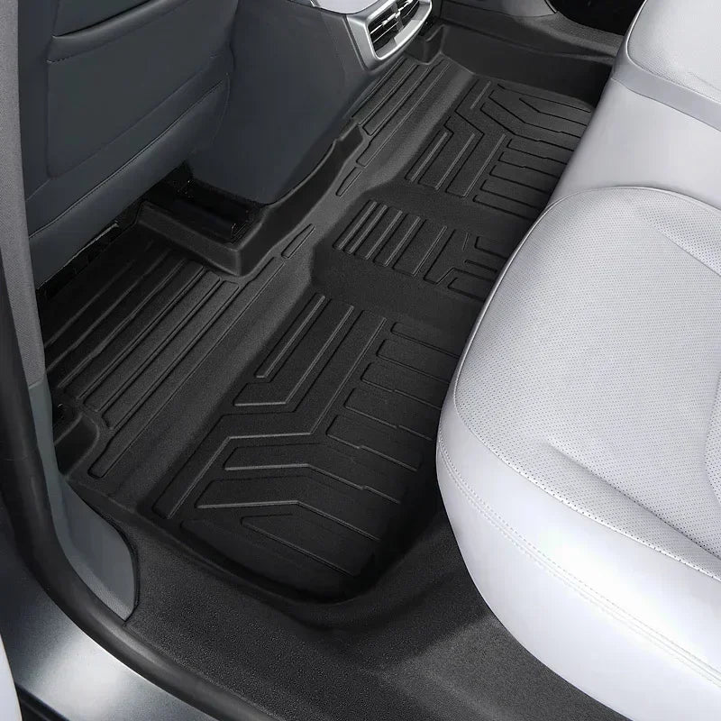 TPE Material Anti-dirty Anti-slip Car Floor Mats For Hyudnai Santa Fe 3 Maxcruz LWB XL NC 2013~2020 Foot pad Cover Carpet Pad