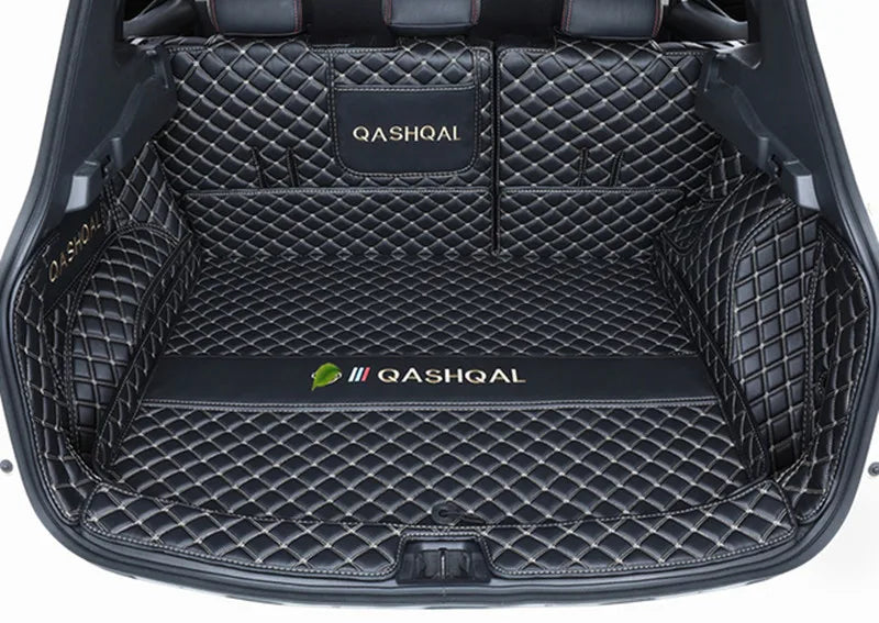 Leather Car Trunk Mats For Nissan Qashqai j11 2019 2020 2021 2022 Anti-Dirty Protector Tray Cargo Liner Accessories Styling F