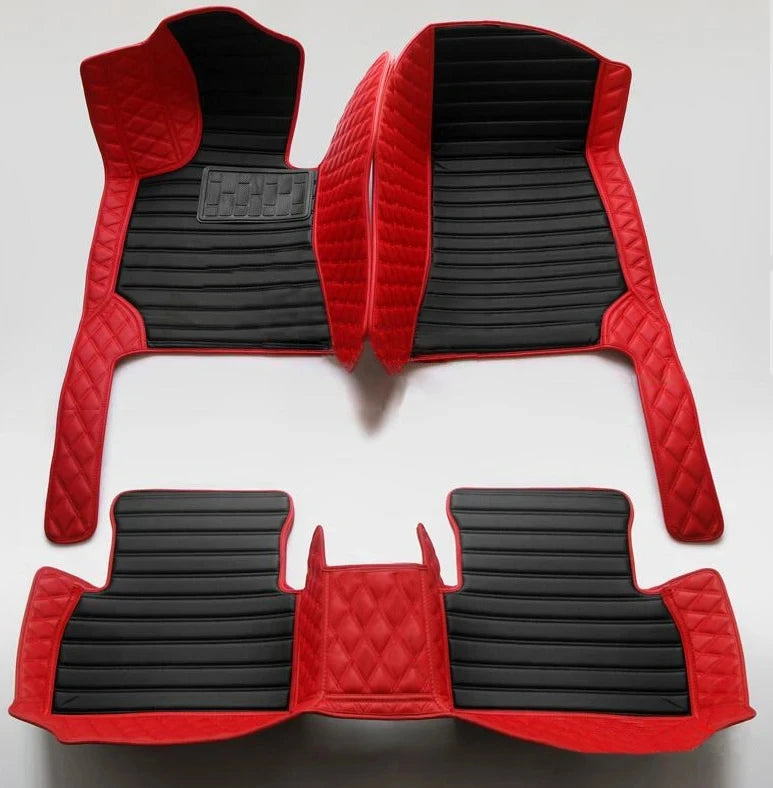 Custom Auto Luxury Leather Car Floor Mat For Renault Clio 4 2013 2014 2015 2016 Car Mat Full Set Women Waterproof Accessories