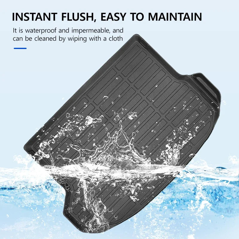 TPE Car Floor Mats for Kia Seltos 2024-2025 All-Weather Waterproof Non-Slip Trunk Protector Left-Hand Drive Car Interior Parts