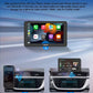 7" IPS Touchscreen Portable Car Stereo with Wireless CarPlay and Android Auto CarPlay Screen for Car, Portrait & Landscape