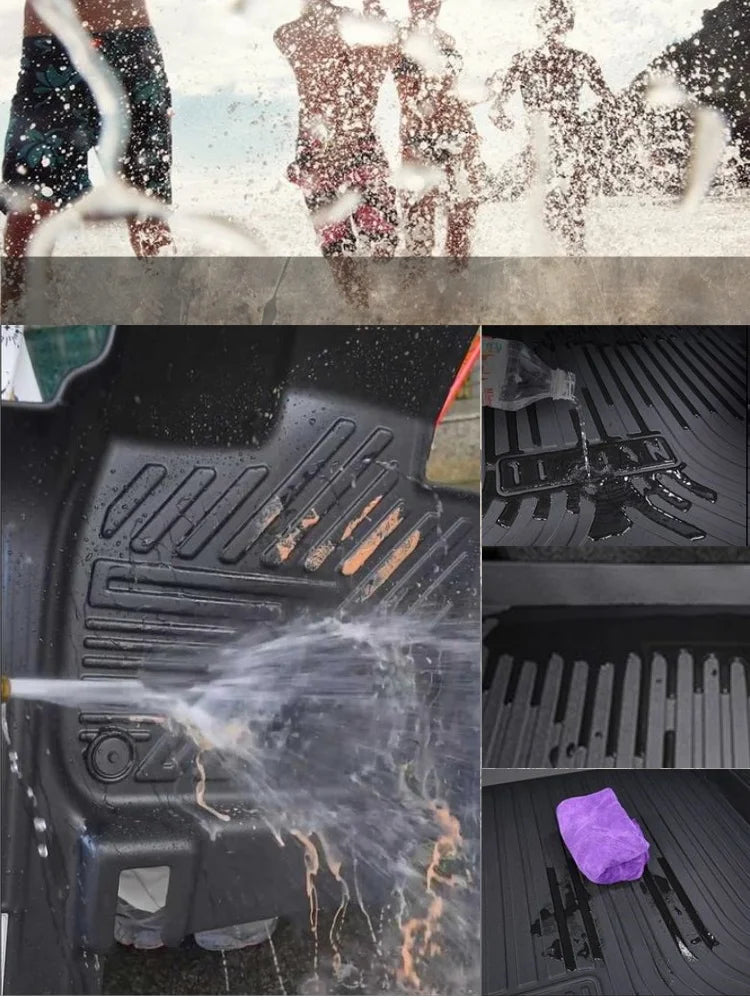 Luxury All-weather Double-layer Multicolored TPE Car Floor Mat Specifically Designed for Bestune T55