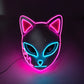 Halloween Carnival Party Costume Decoration Luminous LED Mask Halloween Mask LED Maske Light Up Party Masks for Glow Party