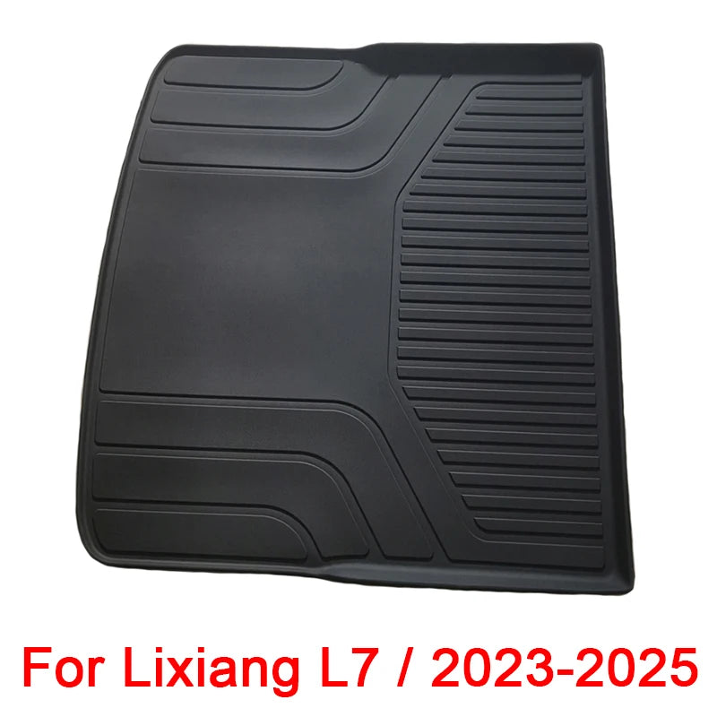 Wholesale Car Floor Mats for Lixiang L7 2023 2024 2025 Waterproof Non-slip Foot Pad TPE Car Carpet Black Floor Liners Trunk Mats