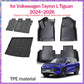 Floor Mat for Volkswagen VW Tayron Mk2 Tiguan 2024~2026 TPE Foot Interior Liner Waterproof Trunk Pad Carpet Custom Accessories