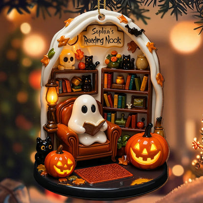 New Halloween Ghost Reading 2D Flat Ornaments Festival Atmosphere Theme Party Decorative Supplies Creative Home Decoration Prop