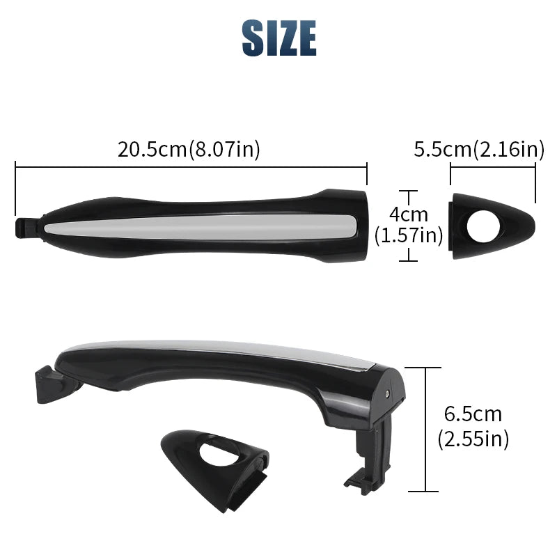 Exterior Door Handle For Kia Forte Cerato 2014 2015 2016 2017 2018 Front Rear Left Right Door Handle Parts 82652A7030 82651A7020