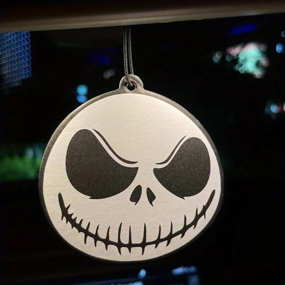1pc Car Fragrance Car Supplies Aromatherapy Halloween Horror Devil Head Interior Decoration Pendant Car Accessories Interior