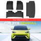 Car Floor Mats For BYD Seagull 2023 - 2024 TPE Trunk Liner Double Layer Foot Carpets Anti - Slip Wear Resistant Protective Pads