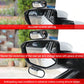 1PC Car Rearview Auxiliary HD Glass Parking Aid Mirror 360-degree Wide Angle Car Blind Spot Mirror Adjustable Rotation