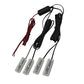 1-4LED ambient light, car interior floor light, connected to ACC power supply 12V RED WHITE 6000K BLUE YELLOW GREEN PINK