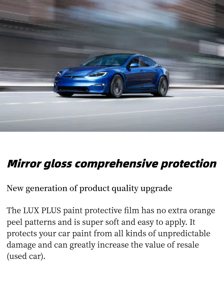 XPEL TPH PPF Paint Protection Film High Gloss Transparency Environmentally Safe Superior Clarity Self Healing Surface Cost