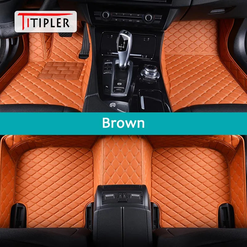 TITIPLER Custom Car Floor Mats For Alfa Romeo Stelvio Auto Carpets Foot Coche Accessorie