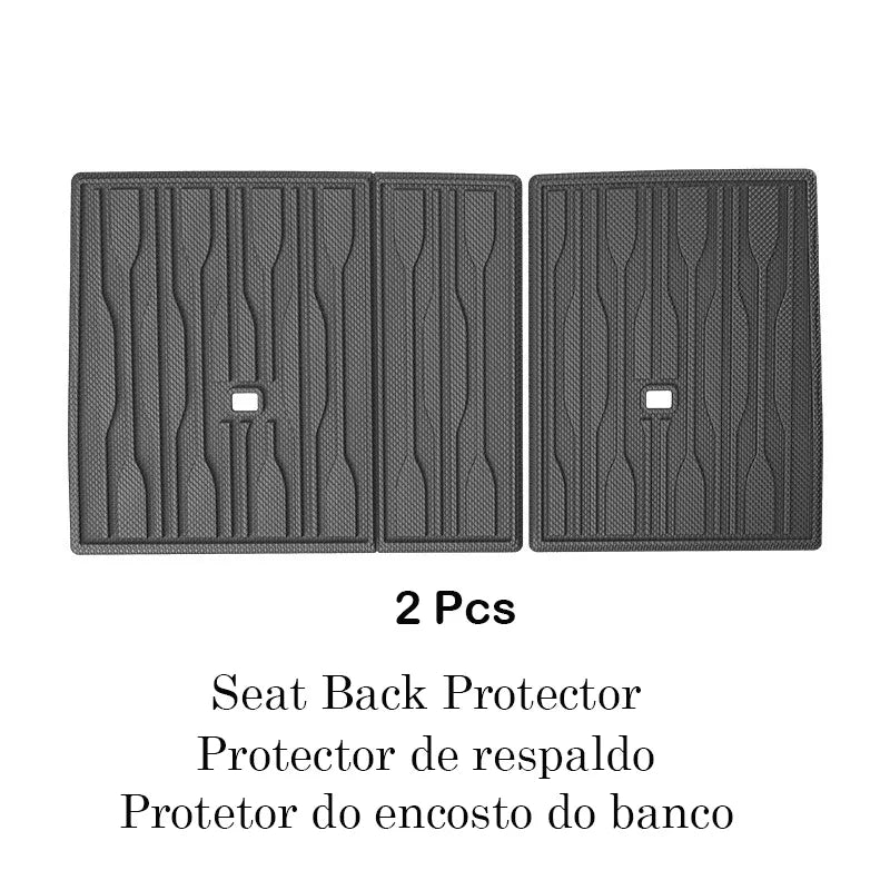 TPE Car Floor Mats For BYD Song Pro Dmi 2024 2025 Cargo Liners Waterproof Non-slip Seat Back Protector Trunk Mats Car Carpet