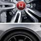 4Pcs 56mm Car Wheel Center Hub Caps Logo Sticker For Honda Civic Fit Jazz Accord CRV HRV City Odyssey Passport Pilot Vezel