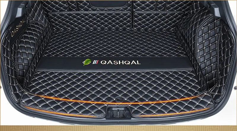 Leather Car Trunk Mats For Nissan Qashqai j11 2019 2020 2021 2022 Anti-Dirty Protector Tray Cargo Liner Accessories Styling F