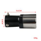64mm Universal Double Pass Exhaust Pipe Tip Exhaust Silencer Muffler Tip Stainless Steel Pipe Trim Modified Exhause Tail Pipe