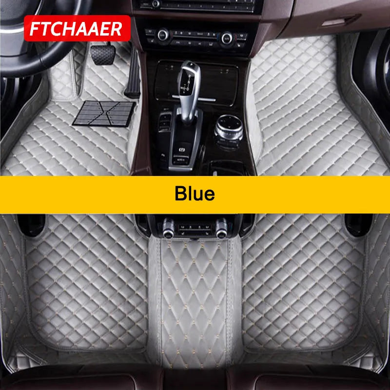 FTCHAAER Custom Car Floor Mats For Audi Etron Q4 e-tron Q5e-tron Auto Carpets Foot Coche Accessorie
