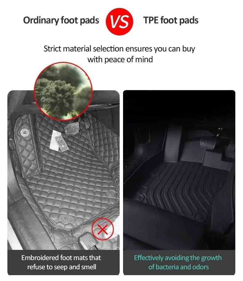 for Tank 500 Accessories Hi4-T 2022 2023 2024 LHD TPE Car Floor Mats Foot Liner Storage Pads Custom Waterproof Rug Accessories