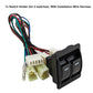 12V Universal Car Power Window Switch Regulator Kits with Wiring Harness For 2 Doors