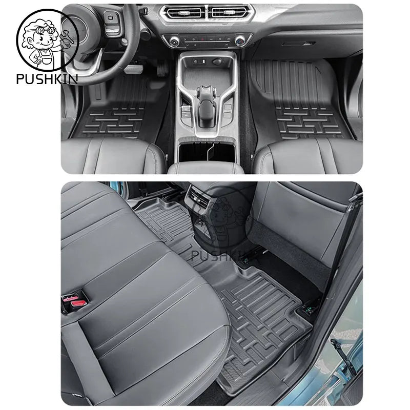 For GWM Poer KingKong 2025 2024 2023 Custom All-Weather TPE Floor Mat Trunk Mat Carpet Cover Auto Interior Accessories