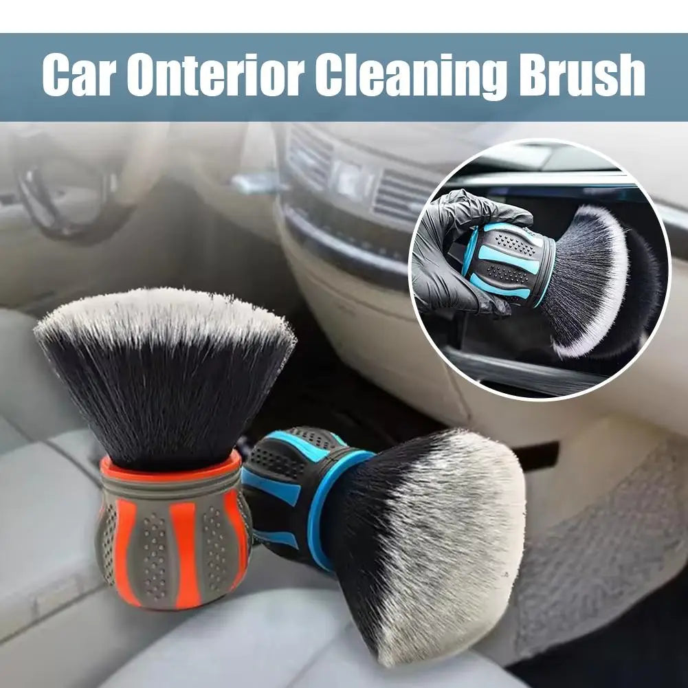Multi-Purpose Detailing Brush Soft Bristles For Dusting or Scrubbing Interior & Delicate Surfaces Car cleaning tools