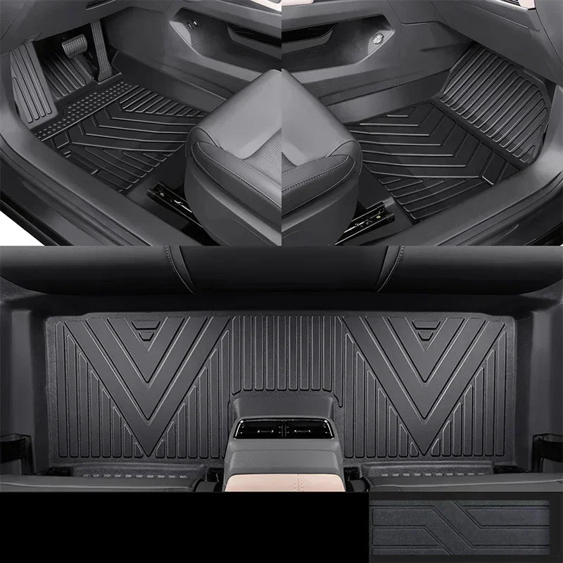 Auto Parts For Lexus ES ES250 ES300h ES350 2013-2017 Car Floor Mats TPE Material Anti-dirty Anti-slip Foot pad Cover Carpet Pad