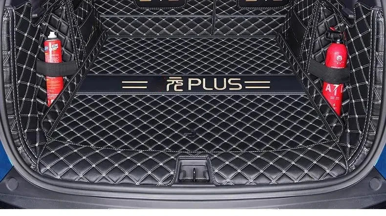 Car Trunk Mats for BYD Atto3 Yuan Plus EV 2021 2022 2023 Trunk Protector Pad Storage Bags Cargo Liner Car Interior Accessories