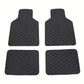 Car Floor Mats 4 Pcs Universal PU Leather Floor Mats Liners For Cars Truck SUV Front Rear Mats Foot Pad Car Accessories