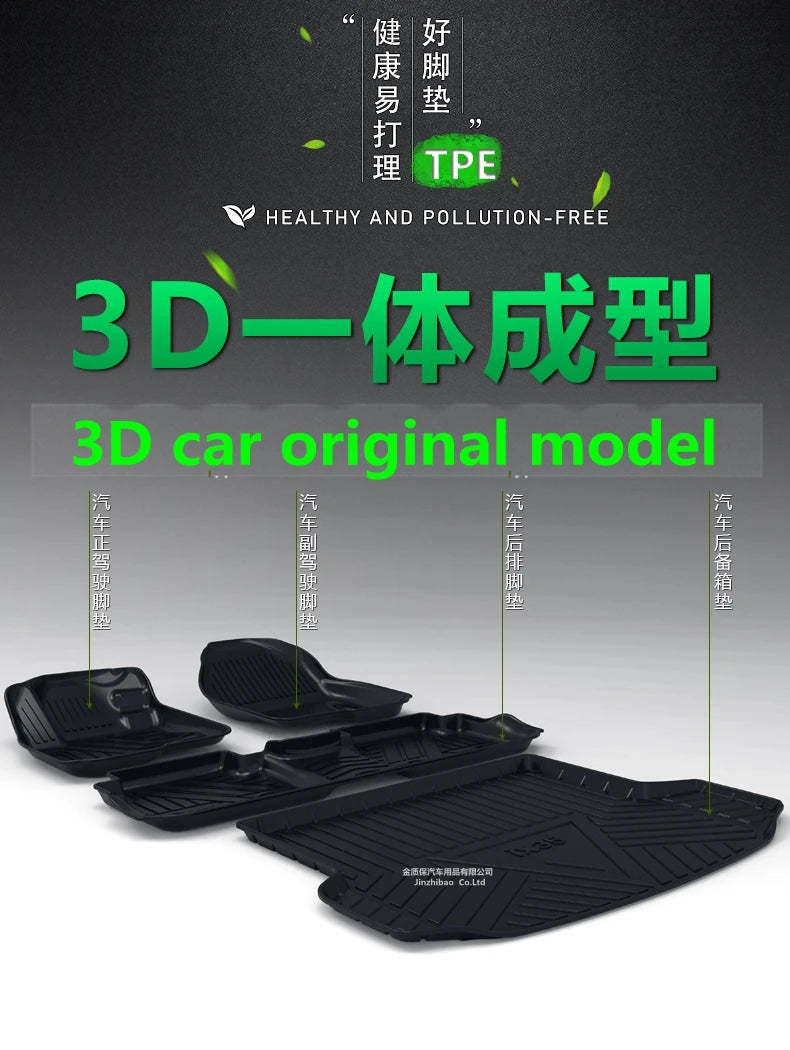 Fit for GWM TANK 500 car carpet TANK 500 car Floor mat TANK 500 trunk mat Full Set Trim to Fit UAZ TANK 500 waterproof floor mat