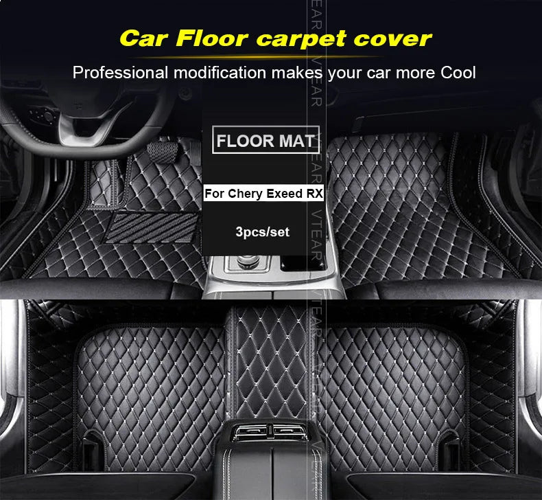 Vtear Car Carpet Cover Decoration Dustproof Floor Mat Accessories Interior Anti Dirt Pad Non Slip Parts For Chery Exeed RX 2024