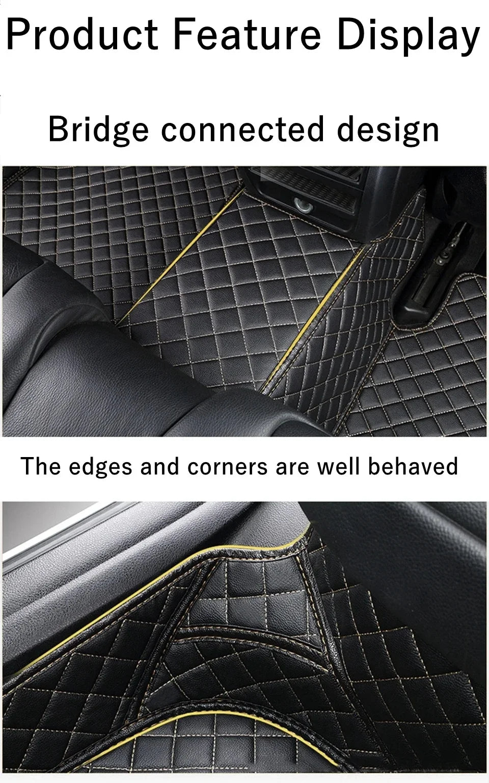 Custom For Audi E-tron 2019-2022 Car Foot Pads Protective Pad Auto Floor Mats Automobile Carpet Cover Auto Interior Accessories