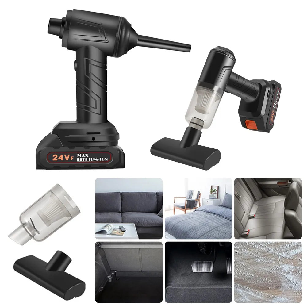 300W12000PA Strong Suction Handheld Portable Vacuum Rechargeable Mini Vacuum Cleaner Wireless Car Vacuum Cleaner Accessories