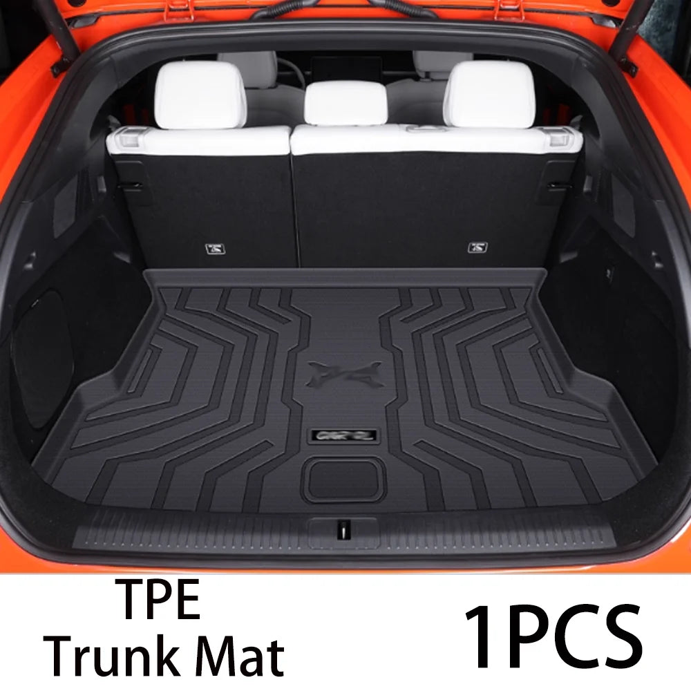 For Xpeng G6 2023~2025 2024 Car TPE WaterProof Boot Covers Scratch Prevention Trunk Mat Pad Tray Protector Interior Accessories