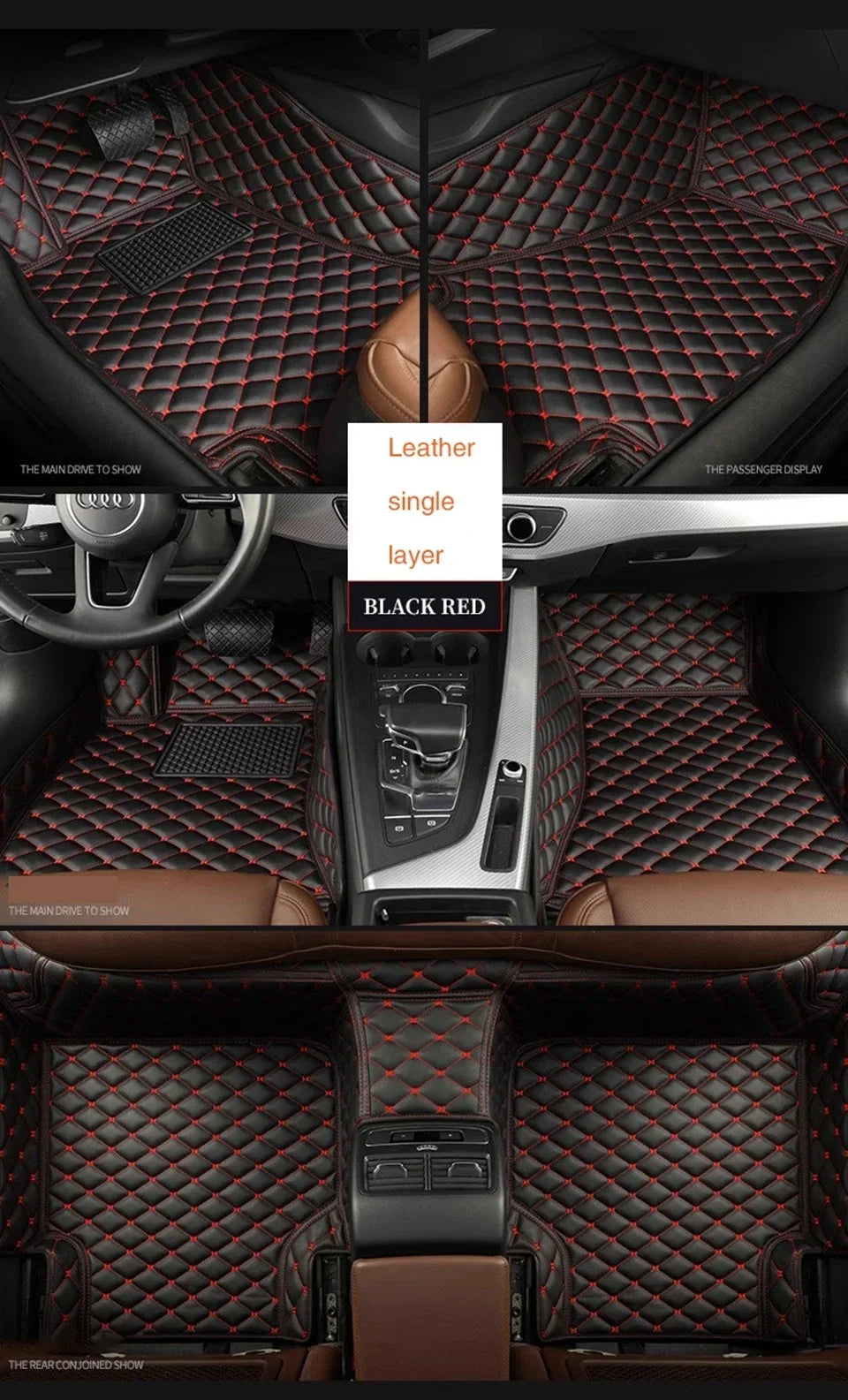 Custom Car Floor Mats For Porsche Taycan 2019 2020 2021 2022 2023 Anti-slip Wear-resistant Auto Carpets Foot Coche Accessories